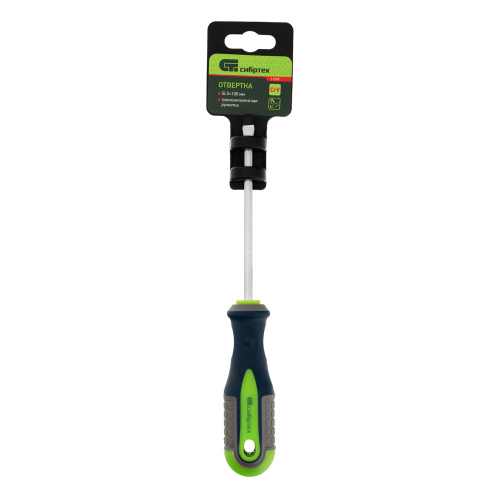 Отвертка, SL5 х 100 мм, CrV, трехкомпонентная рукоятка Сибртех по ценам производителя в Краснодаре с доставкой по всей России