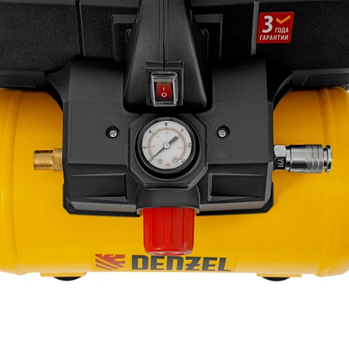 Компрессор  DLS750/6 безмасляный малошумный 750 Вт, 140 л/мин,ресивер 6 л Denzel по ценам производителя в Краснодаре с доставкой по всей России
