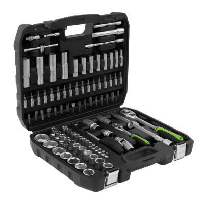 Набор инструмента, 1/2", 1/4", пластиковый кейс,94 предмета Сибртех купить в Москве с доставкой по всей России | ProtosMarket.ru