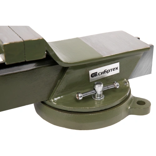 Тиски слесарные, 100 мм, стальные, поворотные Сибртех по ценам производителя в Краснодаре с доставкой по всей России