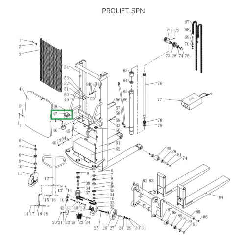 Зарядная розетка для штабелеров SPN по ценам производителя в Краснодаре с доставкой по всей России