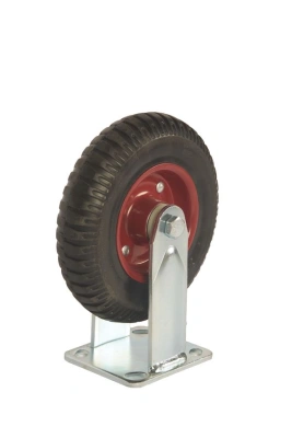 Колесо большегрузное неповоротное PF 200 200 мм резина с протектором (F) по ценам производителя в Краснодаре с доставкой по всей России