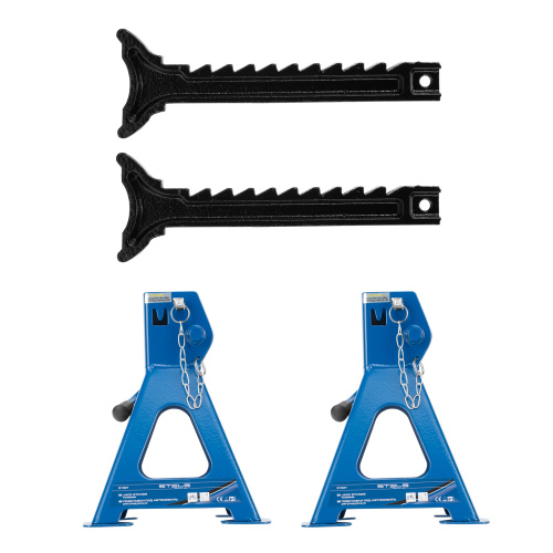 Подставки под автомобиль регулируемые, 2 т, H подъема 280-420 мм, 2 шт, Stels по ценам производителя в Краснодаре с доставкой по всей России