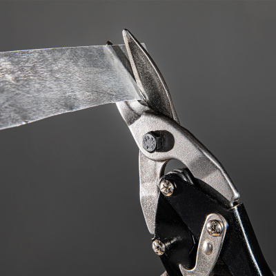 Ножницы по металлу, 250 мм, пряморежущие, для тонкого металла, обрезиненные рукоятки Matrix купить в Москве с доставкой по всей России | ProtosMarket.ru