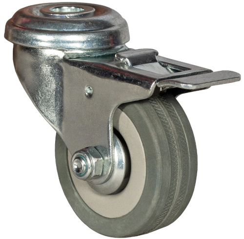 Колесо аппаратное с тормозом под болт М12 120 мм - SChgb 55 по ценам производителя в Краснодаре с доставкой по всей России