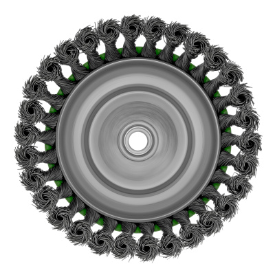 Щетка для УШМ, 150 мм, М14, "чашка", крученая проволока 0.5 мм Сибртех по ценам производителя в Краснодаре с доставкой по всей России