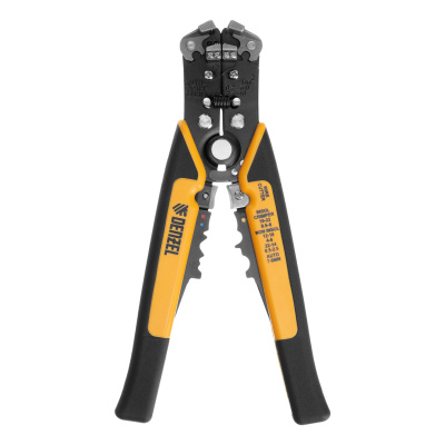 Щипцы для зачистки электропроводов 0,2-6 мм², функция обрезания проводов Denzel по ценам производителя в Краснодаре с доставкой по всей России