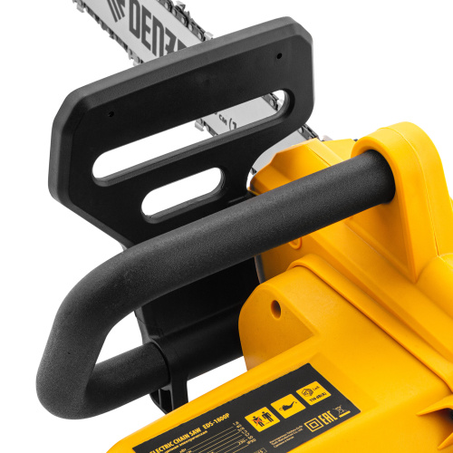 Пила цепная электрическая EDS-1800P, 1.8 кВт,поперечная, шина 40 см, шаг 3/8, паз 1.3 мм, 57 звеньев Denzel по ценам производителя в Краснодаре с доставкой по всей России