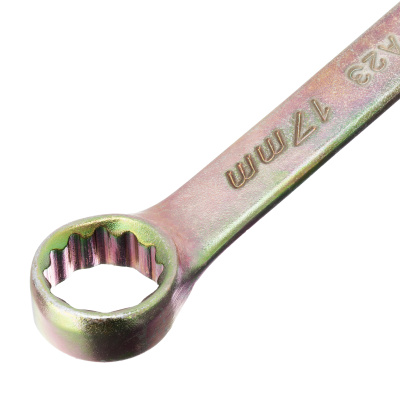 Ключ комбинированный, 17 мм, желтый цинк Сибртех по ценам производителя в Краснодаре с доставкой по всей России