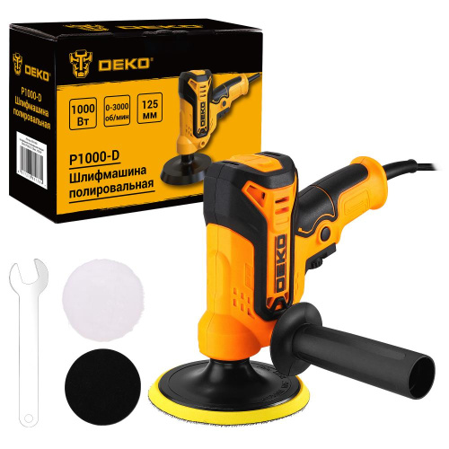 Шлифмашина полировальная сетевая DEKO P1000-D, 125мм, 1000 Вт по ценам производителя в Краснодаре с доставкой по всей России