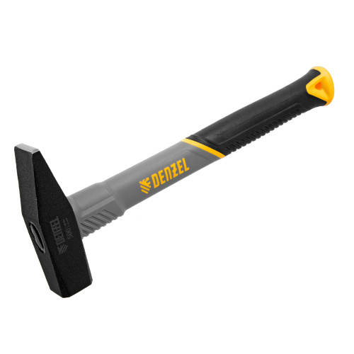 Молоток слесарный, 500 г, кованый, фибергласовая рукоятка c TPR покрытием Denzel по ценам производителя в Краснодаре с доставкой по всей России