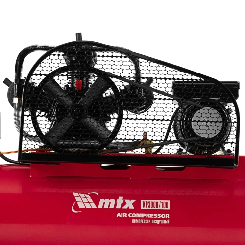 Компрессор воздушный ременный привод КР3000/100  3,0 кВт, 100 литров, 510 л/мин МТХ по ценам производителя в Краснодаре с доставкой по всей России