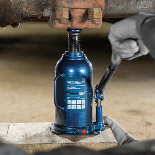 Домкрат гидравлический бутылочный, 20 т, h подъема 235-445 мм Stels по ценам производителя в Краснодаре с доставкой по всей России