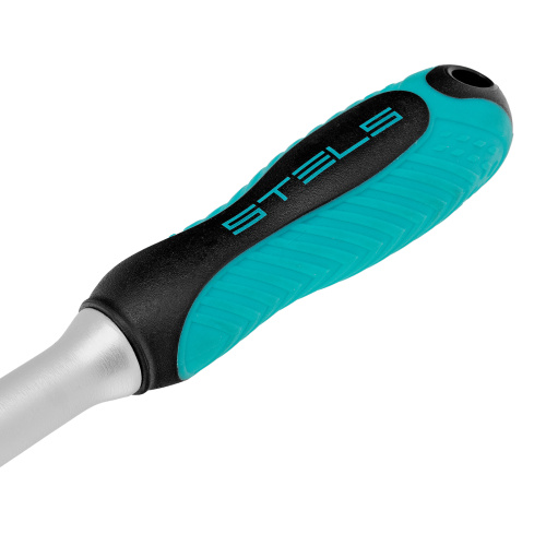 Ключ-трещотка шарнирный 1/2", СrV, 72 зуба, с быстрым сбросом, матовый хром Stels по ценам производителя в Краснодаре с доставкой по всей России