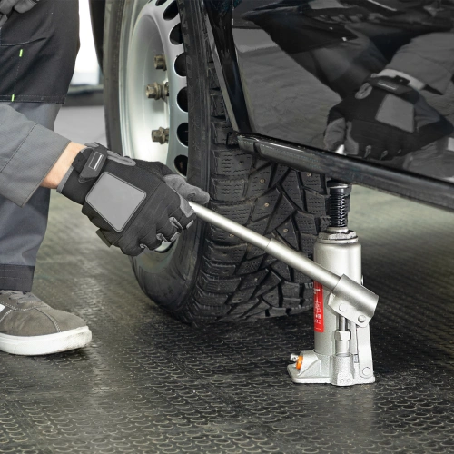 Домкрат гидравлический бутылочный, 4 т, h подъема 194-372 мм, в пластиковом кейсе Matrix по ценам производителя в Краснодаре с доставкой по всей России