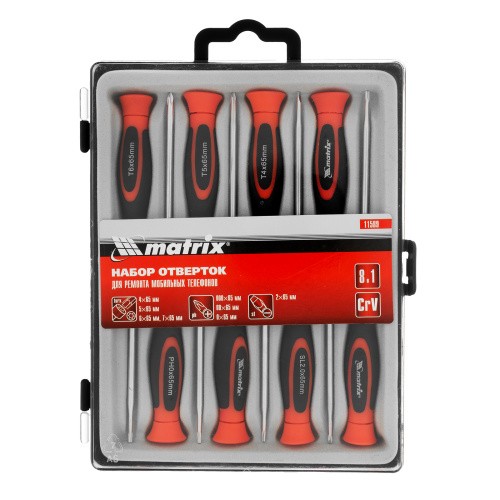 Набор отверток для точных работ с мобильными телефонами, 8 шт, Crv Matrix по ценам производителя в Краснодаре с доставкой по всей России