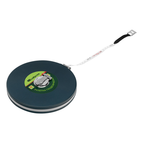 Рулетка геодезическая 50 м х 13 мм, закрытый корпус, фибергласовая лента Сибртех по ценам производителя в Краснодаре с доставкой по всей России