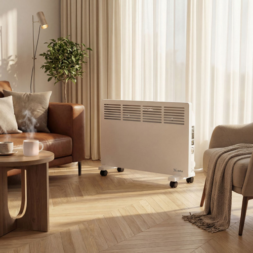 Конвектор электрический КМ-2000.2, 230 В, 2000 Вт, X-образный нагреватель, колеса, термостат MTX по ценам производителя в Краснодаре с доставкой по всей России