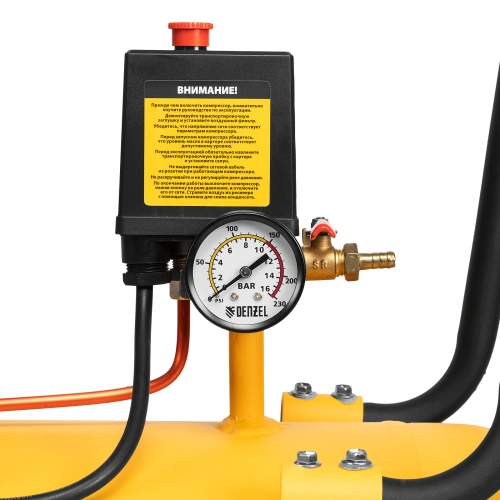 Компрессор воздушный BCI3000-T/200, ременный привод , 3.0 кВт, 200 литров, 530 л/мин Denzel по ценам производителя в Краснодаре с доставкой по всей России