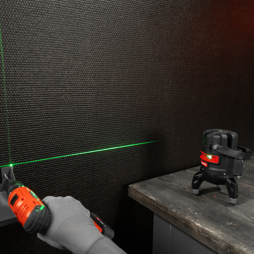 Лазерный уровень ML 06 Green, 30 м, 520 нм, аккумулятор Li 2800 мАч, резьба 5/8" Matrix по ценам производителя в Краснодаре с доставкой по всей России