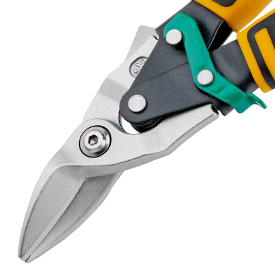 Ножницы по металлу, 270 мм, прямой и правый рез, сталь-СrMo, трехкомпонентные рукоятки Denzel по ценам производителя в Краснодаре с доставкой по всей России