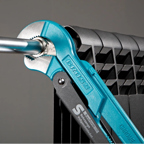 Ключ трубный рычажный 2, №3, цельнокованый, CrV, тип "S" Gross по ценам производителя в Краснодаре с доставкой по всей России