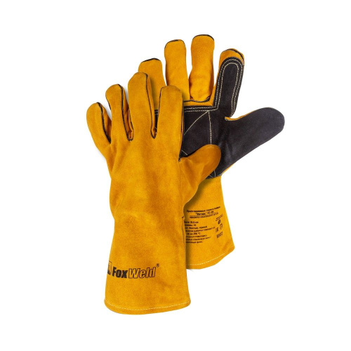 Краги кожаные термостойкие FOXWELD Янтарь КС-04 по ценам производителя в Краснодаре с доставкой по всей России