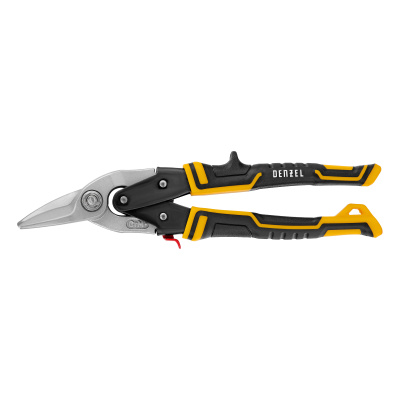 Ножницы по металлу, 270 мм, прямой и левый рез, сталь-СrMo, трехкомпонентные рукоятки Denzel по ценам производителя в Краснодаре с доставкой по всей России