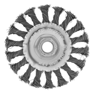 Щетка для УШМ 100 мм, М14, плоская, крученая проволока 0.35 мм Matrix по ценам производителя в Краснодаре с доставкой по всей России