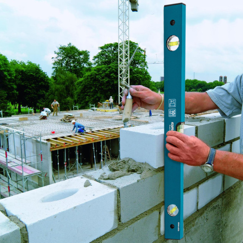 Уровень алюминиевый усиленный, 600 мм, 3 глазка Gross по ценам производителя в Краснодаре с доставкой по всей России