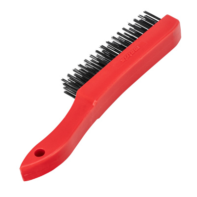 Щетка зачистная четырехрядная, закаленная прямая проволока с пластиковой ручкой Matrix по ценам производителя в Краснодаре с доставкой по всей России