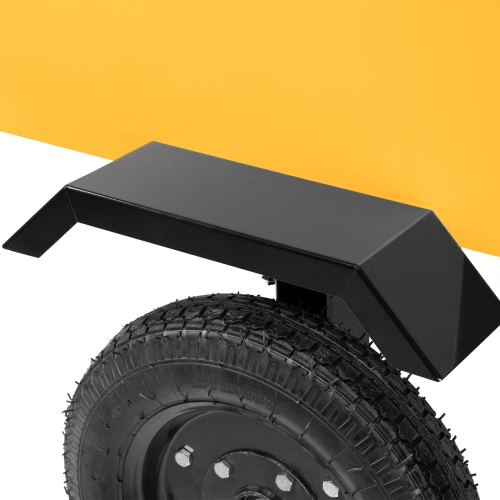 Прицеп для мотоблока TT-500, оцинк., груз. 500 кг, рег. сцепка, колеса 4.00-10, в упаковке Denzel по ценам производителя в Краснодаре с доставкой по всей России