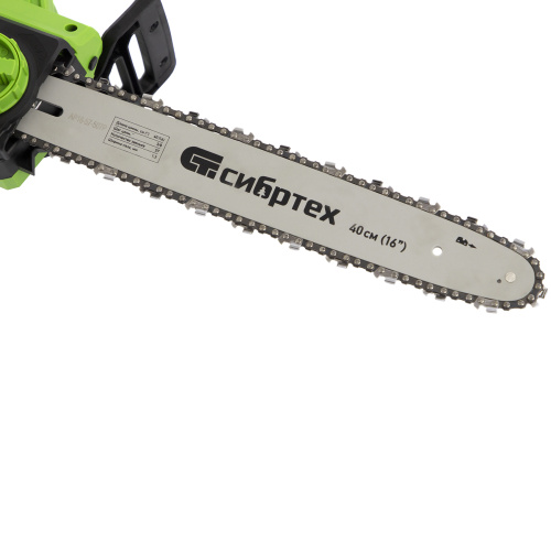 Пила цепная электрическая ПЦЭ-2000П с поперечным двигателем, 2.0 кВт, 16'' (40 см) Сибртех по ценам производителя в Краснодаре с доставкой по всей России