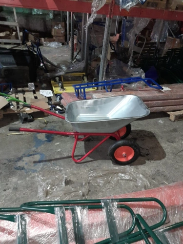 Тачка строительная 100 л 250 кг 422ZP двухколесная с пневмоколесом по ценам производителя в Краснодаре с доставкой по всей России