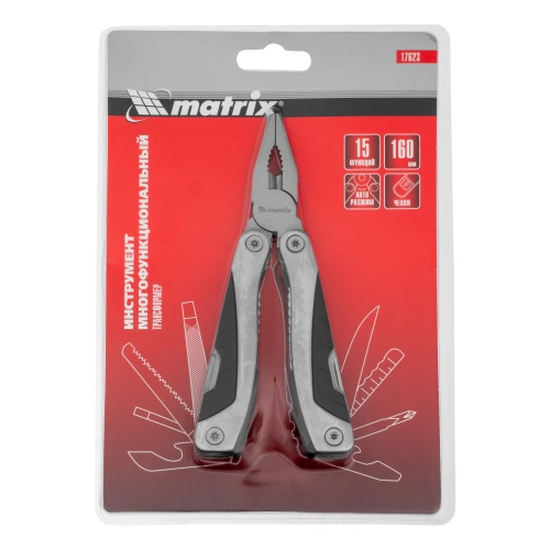 Трансформер, 15 функций, авторазжим, в чехле, 160 мм Matrix по ценам производителя в Краснодаре с доставкой по всей России