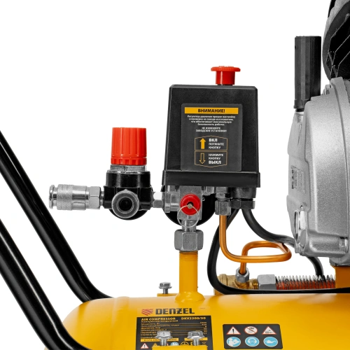 Компрессор воздушный DKV2200/50, Х-PRO 2.2 кВт, 400 л/мин, 50 л Denzel по ценам производителя в Краснодаре с доставкой по всей России