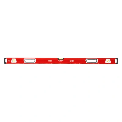 Уровень алюминиевый, магнит, фрезерованный, 3 глазка (1 зеркальный) двухкомпонентные рукоятки, 1200 мм Matrix по ценам производителя в Краснодаре с доставкой по всей России