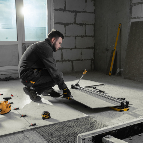 Плиткорез 1000х14мм, цельнометал. напр., каретка на подш., стальная станина, рукоятка-пенал Denzel по ценам производителя в Краснодаре с доставкой по всей России