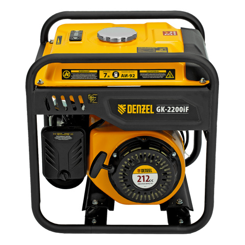 Генератор инверторный GK-2200iF, 2,2 кВт, 230 В, ручной старт DENZEL по ценам производителя в Краснодаре с доставкой по всей России
