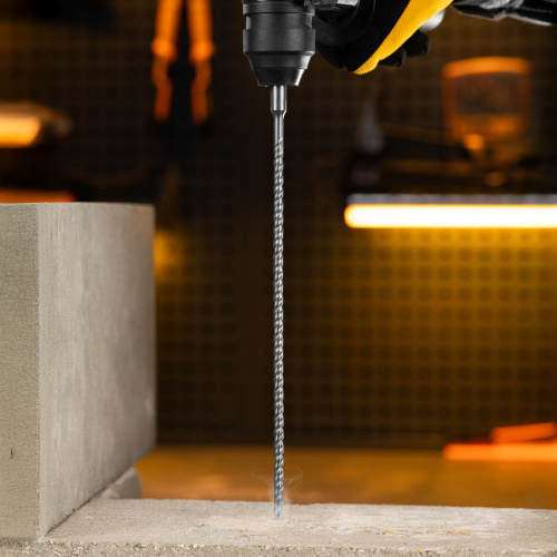 Бур по бетону, цельная крестовая пластина, 6x315 мм, SDS PLUS Denzel по ценам производителя в Краснодаре с доставкой по всей России
