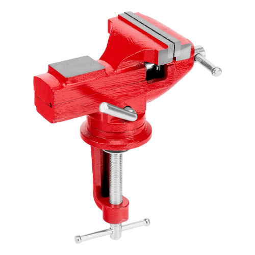 Тиски слесарные, 80 мм, настольные, поворотные, c наковальней MTX по ценам производителя в Краснодаре с доставкой по всей России