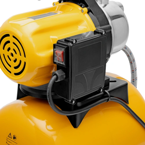 Насосная станция PS800X, 800 Вт, 3200 л/ч, ресивер 24 л, подъем 38 м, нержавейка Denzel по ценам производителя в Краснодаре с доставкой по всей России