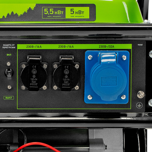 Генератор бензиновый БС-6500Э, 5.5 кВт, 230В, четырехтактный, 25 л, электростартер Сибртех по ценам производителя в Краснодаре с доставкой по всей России