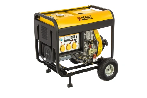 Генератор дизельный DD6300Е, 5.0 кВт, 220 В/50 Гц, 15 л, электростартер Denzel по ценам производителя в Краснодаре с доставкой по всей России