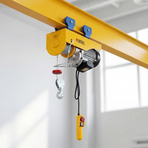 Тельфер электрический TF-1200,1.2 т, 1800 Вт, высота 12 м, 8 м/мин Denzel по ценам производителя в Краснодаре с доставкой по всей России