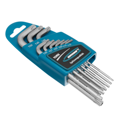 Набор ключей имбусовых Torx -TT, 9 шт: T10-T50, удлиненные, S2, сатинированные Gross по ценам производителя в Краснодаре с доставкой по всей России