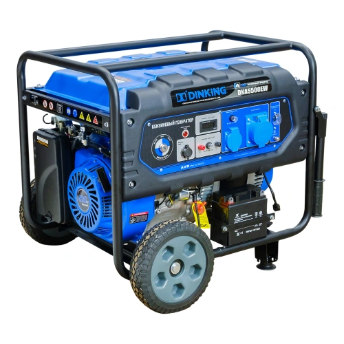 Генератор бензиновый Dinking DKA5500EW (5,5кВт, электростартер, 15лс, колёса) по ценам производителя в Краснодаре с доставкой по всей России