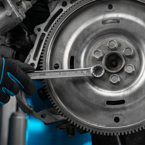 Набор ключей комбинированных 8-19 мм, 8 шт, CrV, холодный штамп Gross по ценам производителя в Краснодаре с доставкой по всей России