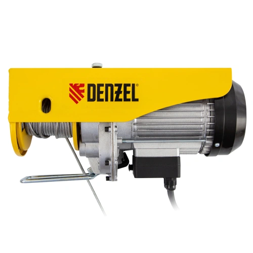 Тельфер электрический TF-500, 0.5 т, 1020 Вт, высота 12 м, 10 м/мин Denzel по ценам производителя в Краснодаре с доставкой по всей России