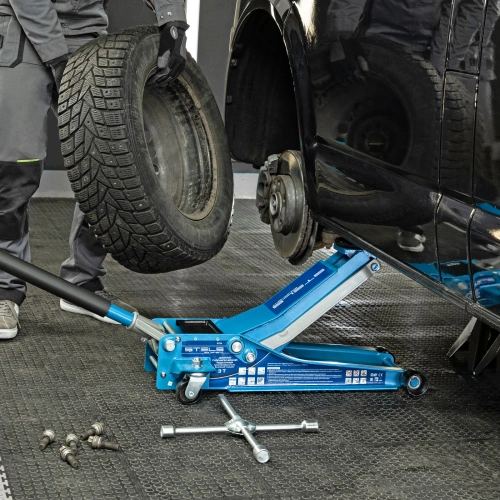 Домкрат гидравлический подкатной, быстрый подъем, 3т Low Profile Quick, 75-515 мм, профессиональный Stels по ценам производителя в Краснодаре с доставкой по всей России